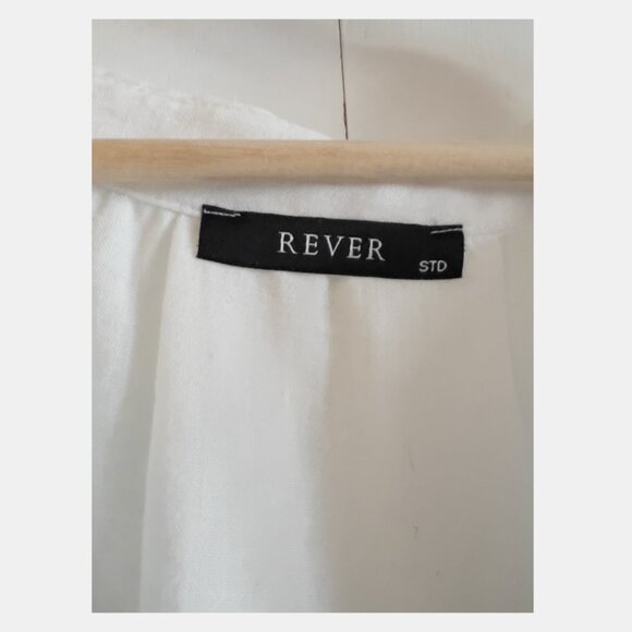 White Semi-Sheer Embroidered Blouse - Picture 5 of 9